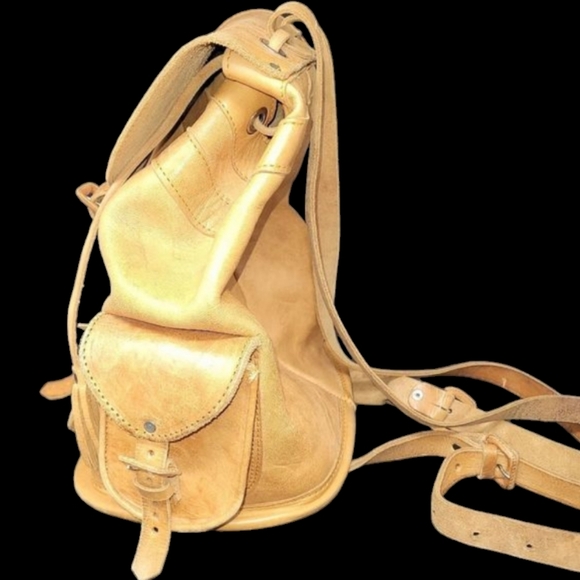 UNBRANDED LEATHER BACKPACK PURSE - Picture 2 of 13